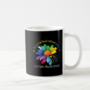 Autism Awareness Sunflower Accept Understand Love  Coffee Mug