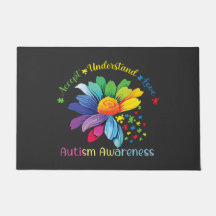 Autism Awareness Sunflower Accept Understand Love 
