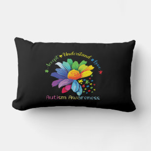 Autism Awareness Sunflower Accept Understand Love Lumbar Cushion