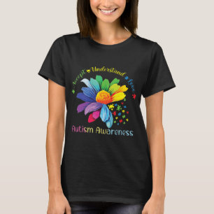 Autism Awareness Sunflower Accept Understand Love T-Shirt
