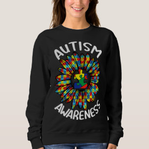 Autism Awareness Sunflower Autistic Neurodiversity Sweatshirt