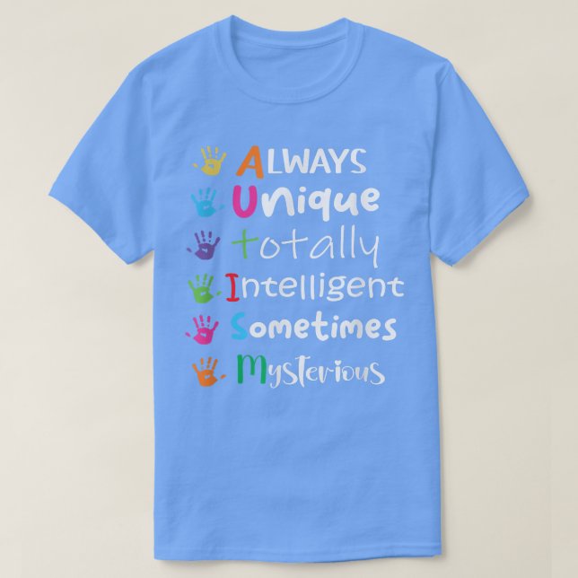 AUTISM AWARENESS Support Autism Kids for Mom Dad39 T-Shirt (Design Front)