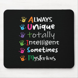 AUTISM AWARENESS Support Autism Kids for Mum Dad 1 Mouse Pad