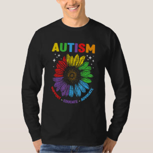 Autism Awareness Support Autism Kids For Mum Dad 5 T-Shirt