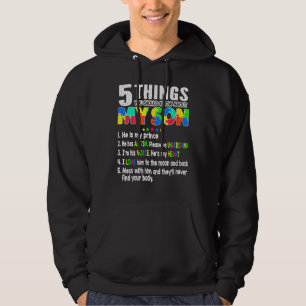Autism Awareness Support Autism Son Kids For Mum D Hoodie
