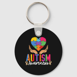 Autism Awareness Support Autist Autists Autistic A Key Ring