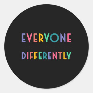 Autism Awareness Support Classic Round Sticker
