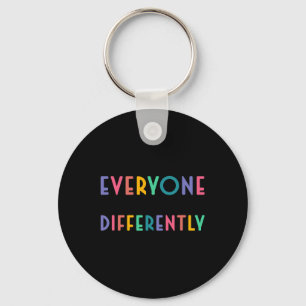 Autism Awareness Support Key Ring