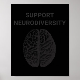 Autism Awareness Support Neurodiversity Poster