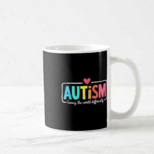 Autism Awareness Support Seeing The World Differen Coffee Mug