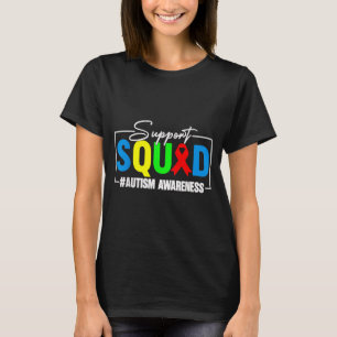 Autism awareness support squad for adults mens T-Shirt