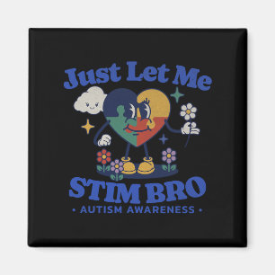 Autism Awareness Supportive Stimming Cute Butterfl Magnet