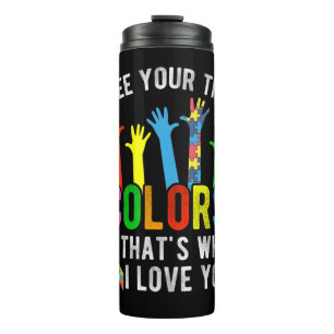 Autism Awareness T shirt - Autism Awareness Shirt Thermal Tumbler