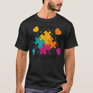 Autism Awareness Teacher  Teach Accept Understand  T-Shirt