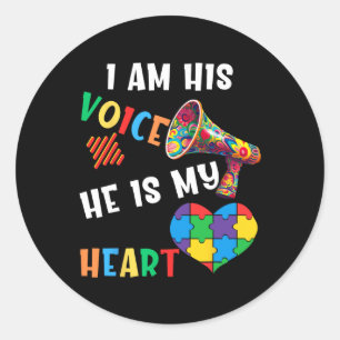 Autism Awareness Tee Autism Mum And Dad Shirt 2 Classic Round Sticker
