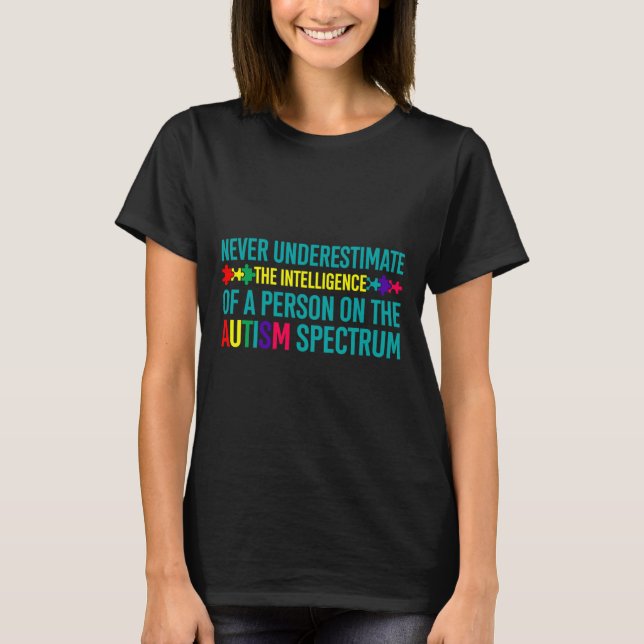 Autism Awareness Tee For Teachers Schools (Front)