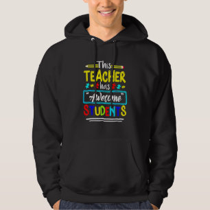 Autism Awareness This Teacher Has Awesome Students Hoodie
