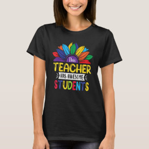 Autism Awareness This Teacher Has Awesome Students T-Shirt