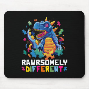 Autism Awareness Toddler Embrace Differences Dino Mouse Pad