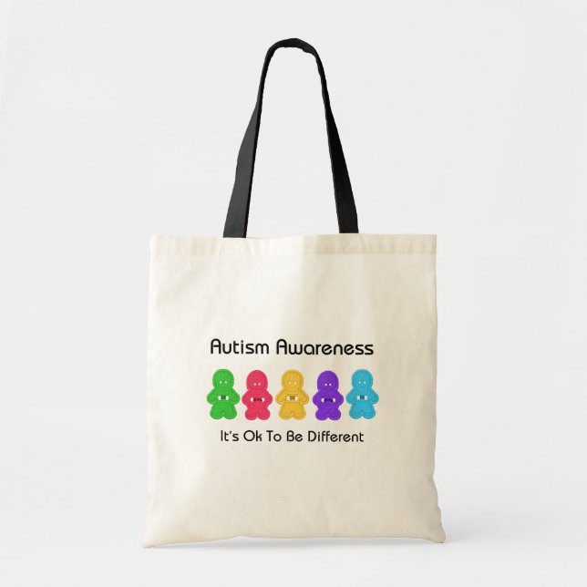 Autism Awareness Tote Bag (Front)