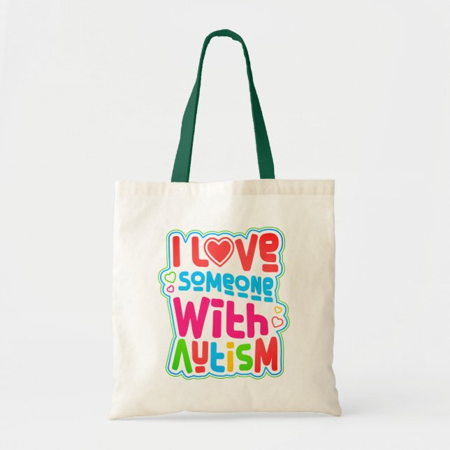 Autism Awareness Tote Bag (Front)