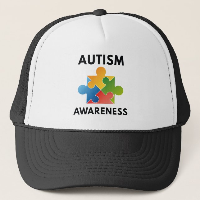 Autism Awareness Trucker Hat (Front)