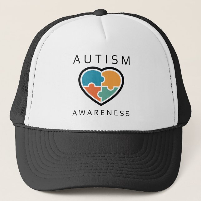 Autism Awareness Trucker Hat (Front)