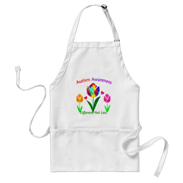 Autism Awareness Tulip Standard Apron (Front)