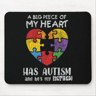 Autism Awareness Uncle Aunt Family Autistic Kids A Mouse Pad