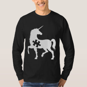 Autism Awareness Unicorn Autism Awareness Day Slim T-Shirt