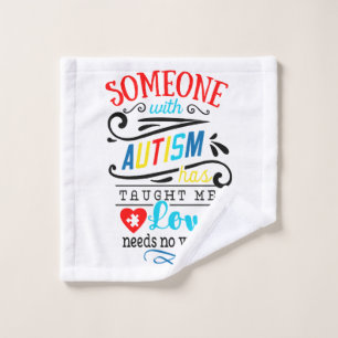 Autism Awareness Wash Cloth