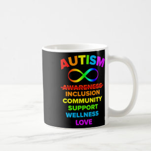 Autism Awareness We Really Need Inclusion Love Sup Coffee Mug