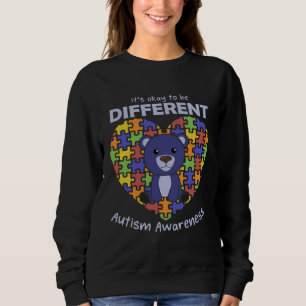 Autism Awareness Wear Blue Bear For My Brother In Sweatshirt