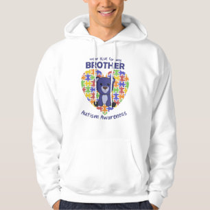 Autism Awareness Wear Blue For My Brother Hoodie