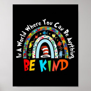 Autism Awareness Why Fit In Doctor Teacher Cat In  Poster