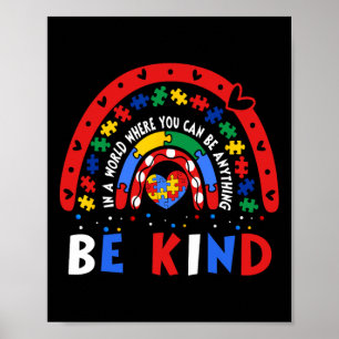 Autism Awareness Why Fit In Teacher Boy Girls Auti Poster