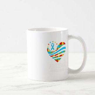 Autism Awareness  Women Heart Support Autistic Kid Coffee Mug