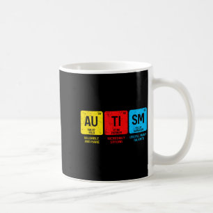 Autism Awareness Women Men Kids Elements Periodic Coffee Mug