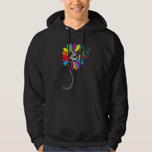 Autism Awareness Women Mum Kids Acceptance Sunflow Hoodie