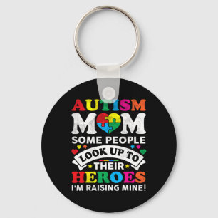 Autism Awareness Women Mum Mother's Day Proud Auti Key Ring
