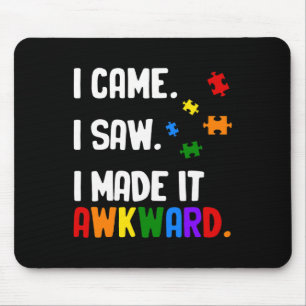 Autism Awareness Women Support Asperger Men Autist Mouse Pad