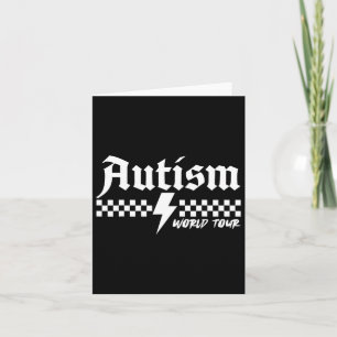 Autism Awareness World Autism Tour Be Kind Puzzle Card