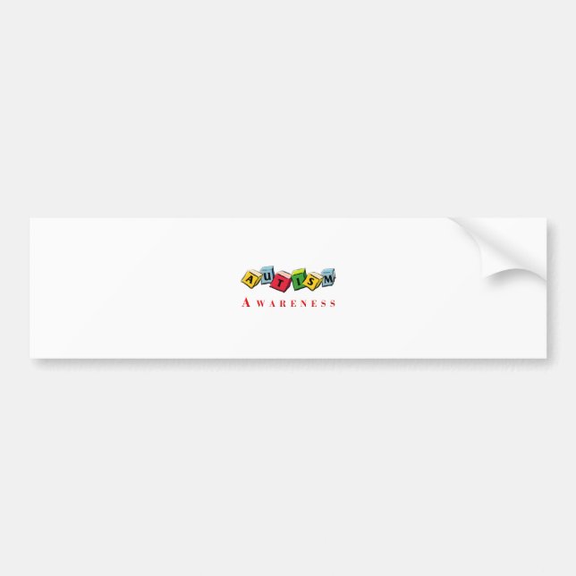 Autism Awaress Bumper Sticker (Front)