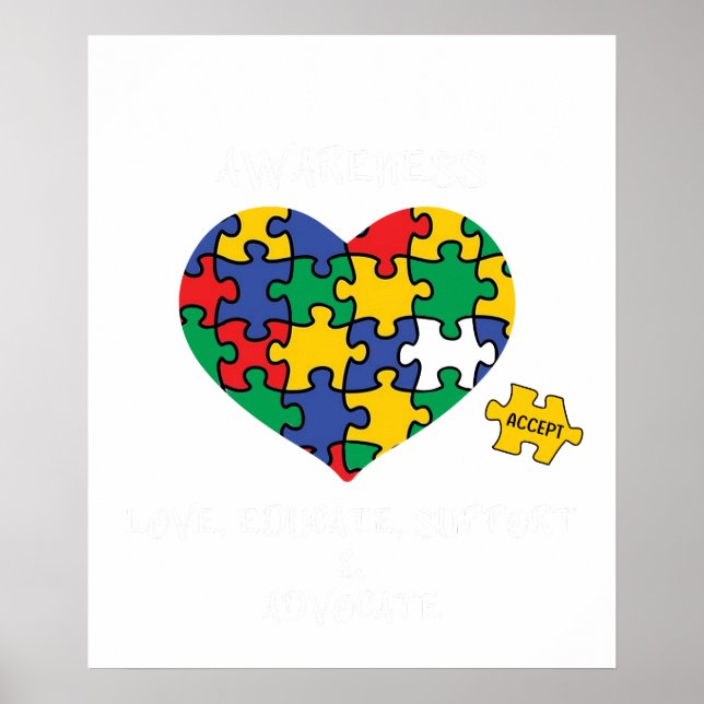 autism awearnes poster (Front)