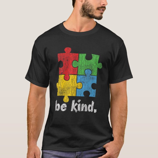 Autism Awerness - Accept Understand Autistic Kids T-Shirt (Front)