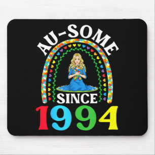 Autism Awesome Ausome Since 1994 Happy 32nd Birthd Mouse Pad