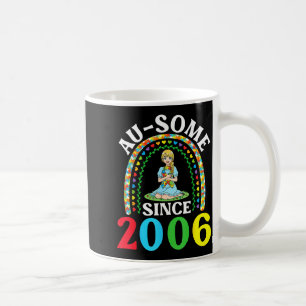 Autism Awesome Ausome Since 2006 Happy 20th Birthd Coffee Mug