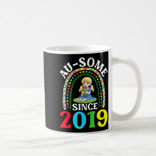 Autism Awesome Ausome Since 2019 Awareness 7th Bir Coffee Mug