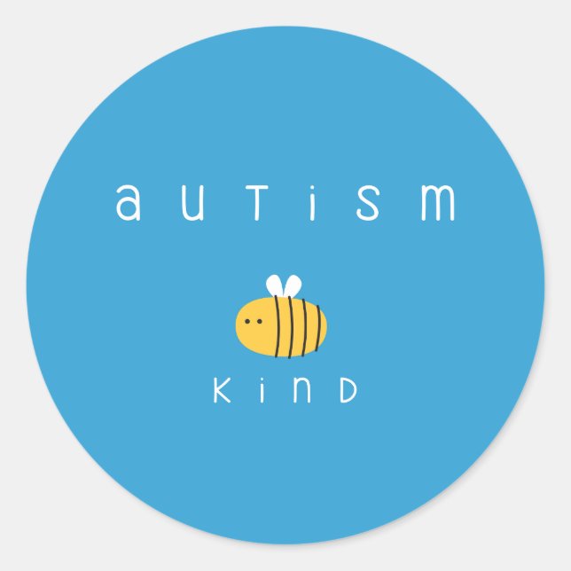 autism be kind awareness Stickers (Front)