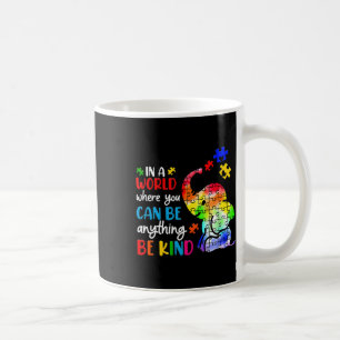 Autism Be Kind Shirt Women Blue Be Kind Autism Awa Coffee Mug